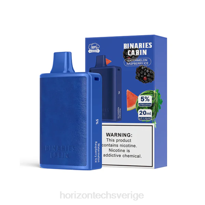 Horizontech Sverige | HorizonTech Binaries Cabin engångs 20ml vattenmelon hallon is 2T0Z71