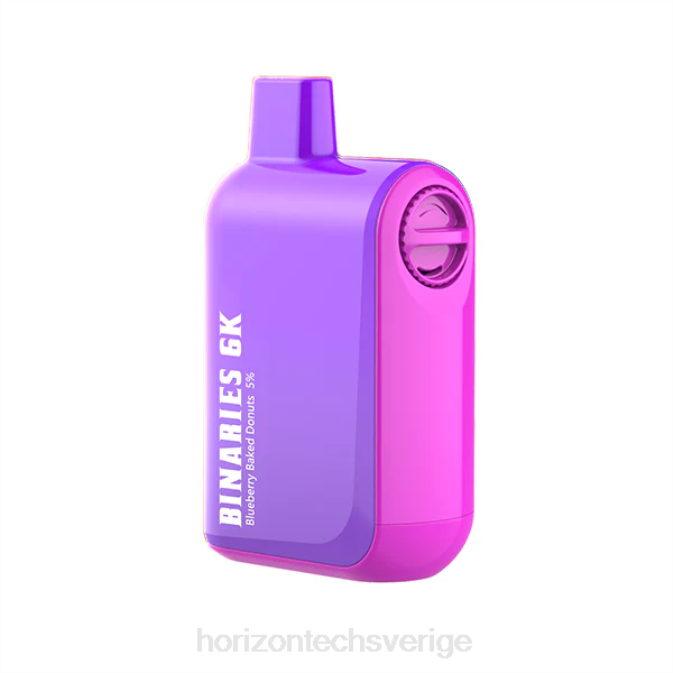 Horizontech Disposable Vape | HorizonTech Binaries Cabin engångs 15ml blåbärsbakad munk 2T0Z35