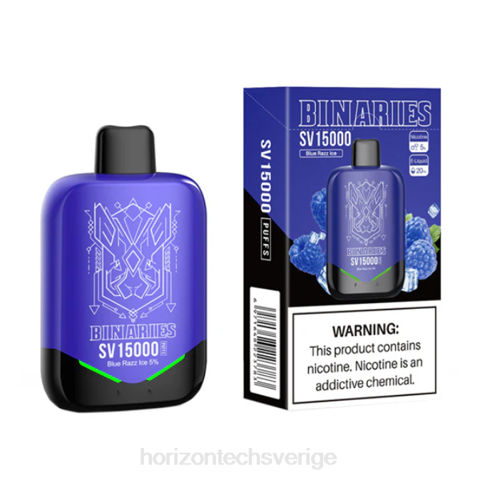 Horizon Tech Company | HorizonTech Binaries Cabin engångs sv blå razz is 2T0Z87