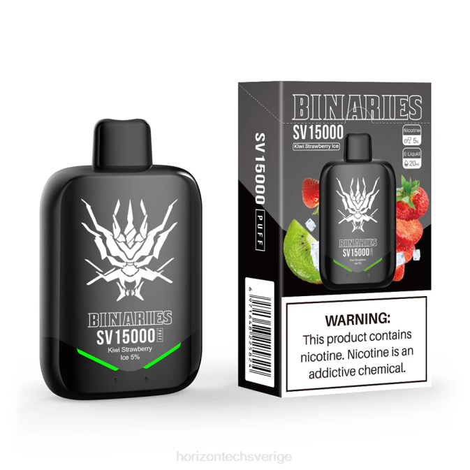 Horizon Tech Vape Tank | HorizonTech Binaries Cabin engångs sv kiwi jordgubbsis 2T0Z89