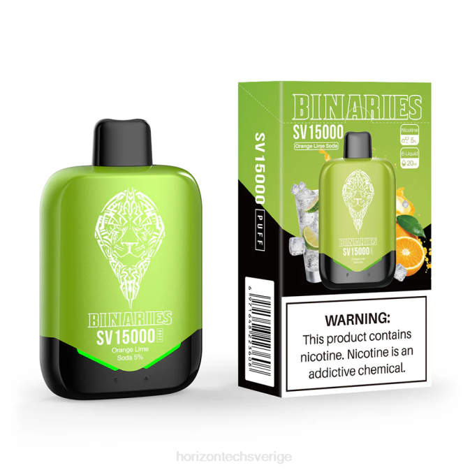 Horizontech Sverige | HorizonTech Binaries Cabin engångs sv apelsin lime soda 2T0Z91