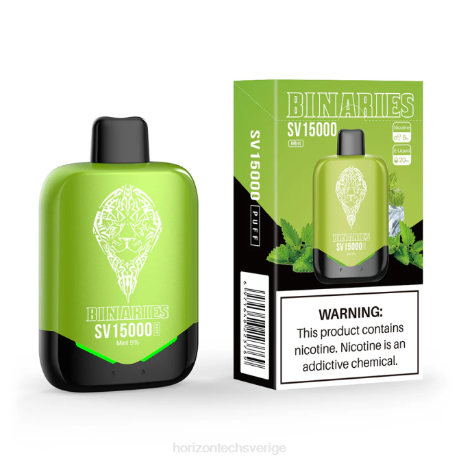 Horizontech Vape | HorizonTech Binaries Cabin engångs sv mynta 2T0Z90