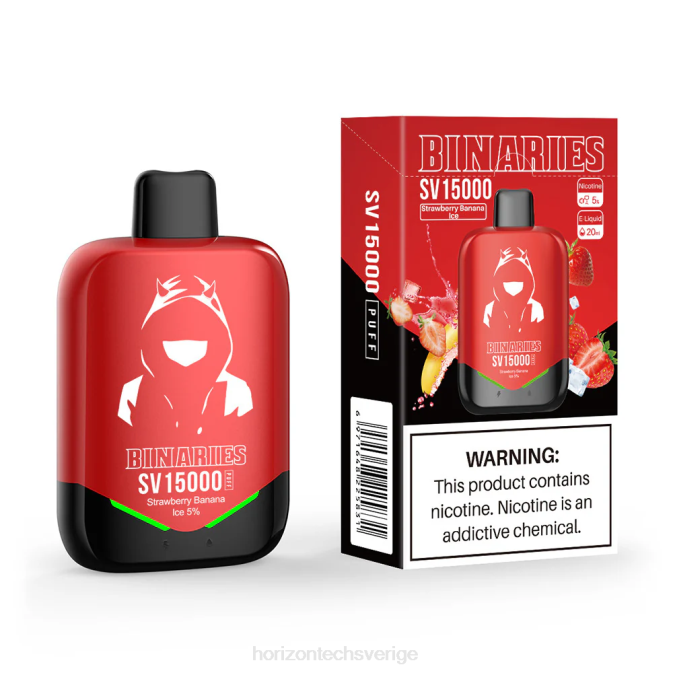 Horizontech Vape Sverige | HorizonTech Binaries Cabin engångs sv jordgubbsbananis 2T0Z93