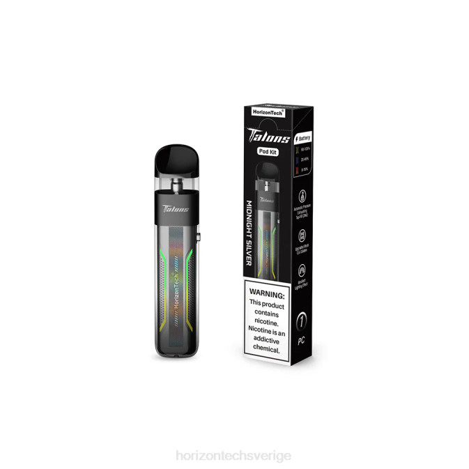 Horizontech Vape Kit | HorizonTech Talons podsystem midnattssilver 2T0Z196
