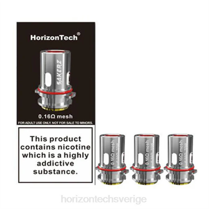 Horizon Tech Vape Coils | HorizonTech Sakerz spolar (3-pack) mesh 0,16 ohm (3-pack) 2T0Z158