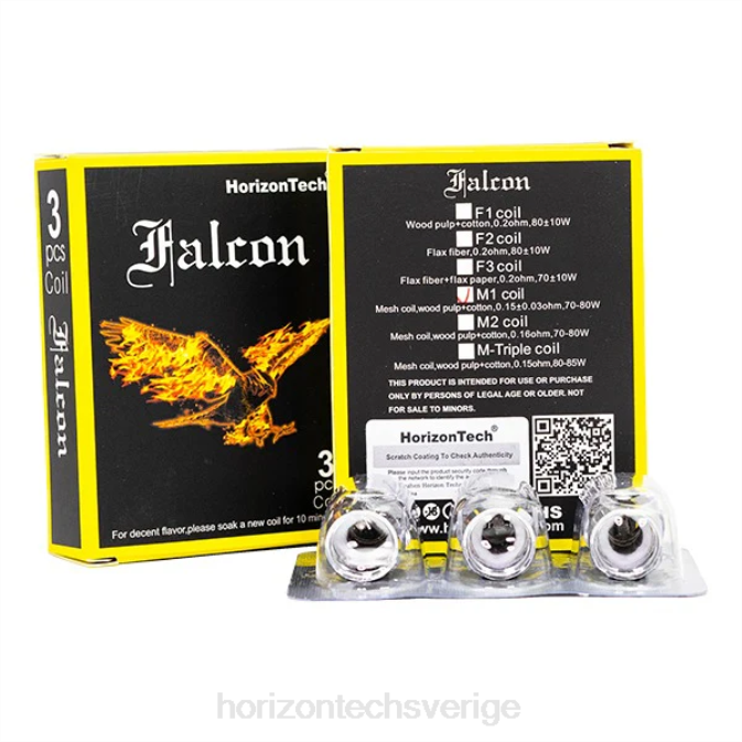 Horizontech Stockholm | HorizonTech Falcon spolar (3-pack) m1 mesh spole 0,15ohm 2T0Z162